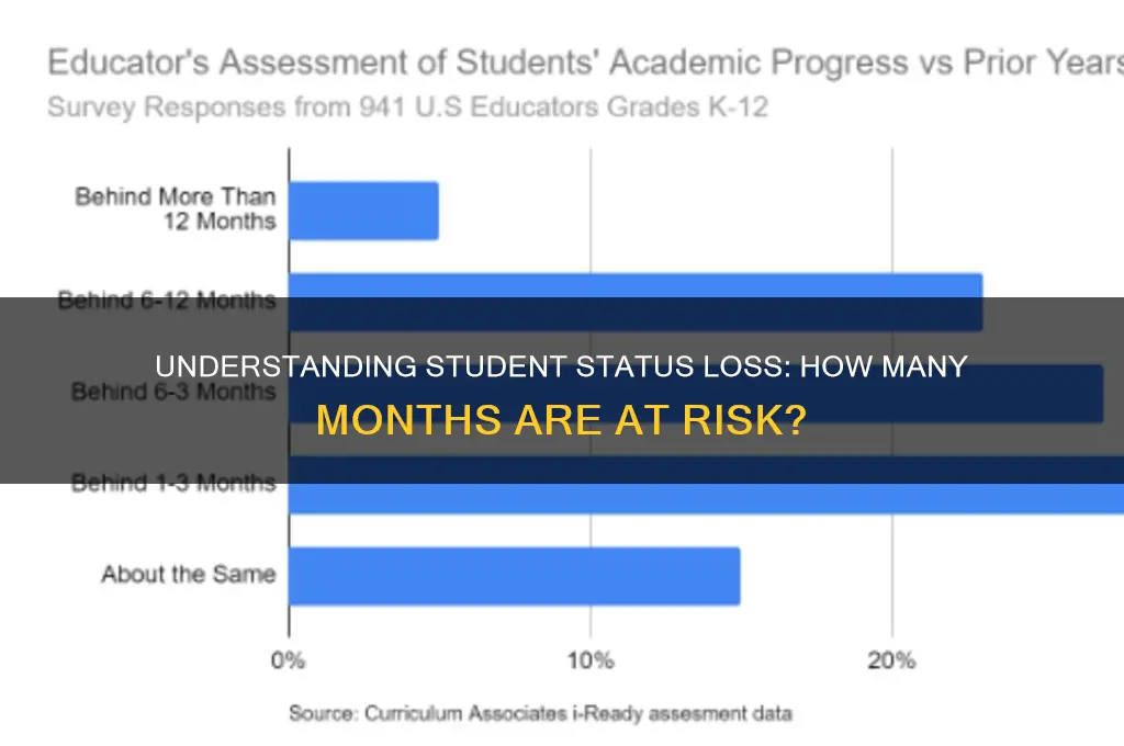 how many months will a student loose his status