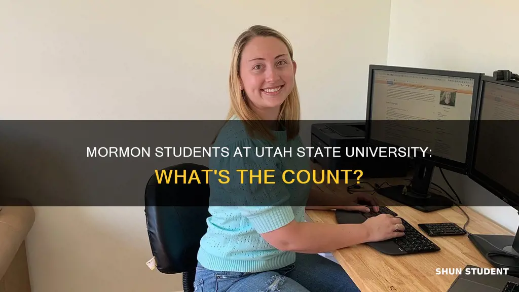 how many mormon students at utah state university