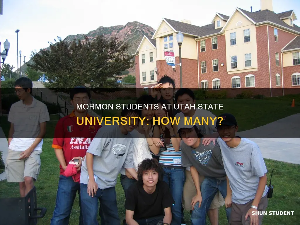 how many mormon students at utah state university