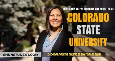 Native Students Enrolled at Colorado State University: The Numbers