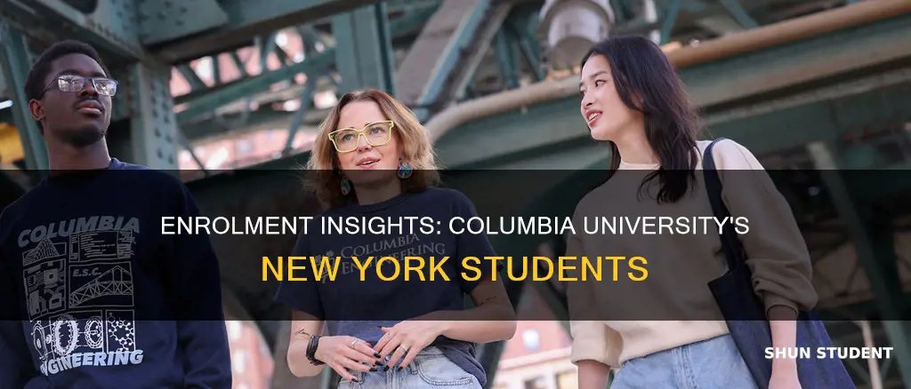 how many new york students enrolled in at columbia university