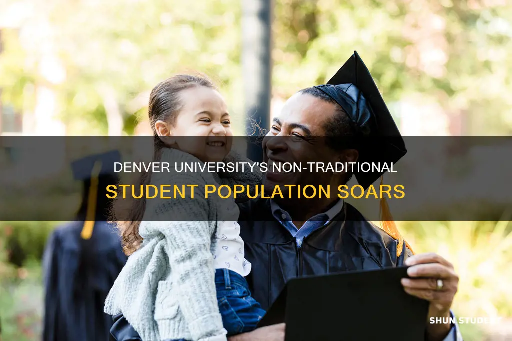 how many non traditional students at the university of denver