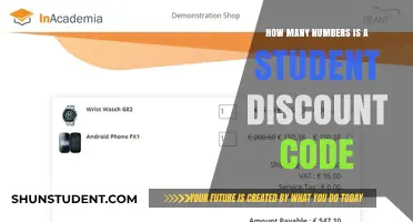 Understanding Student Discount Codes: Length and Number Requirements Explained