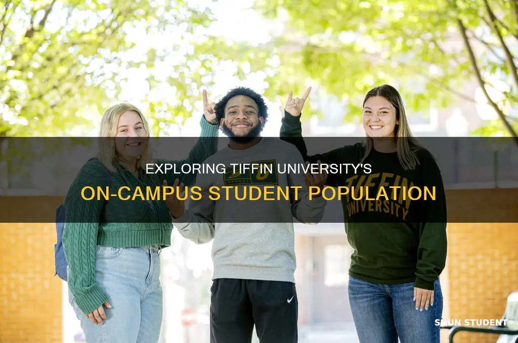 how many on campus student does tiffin university have