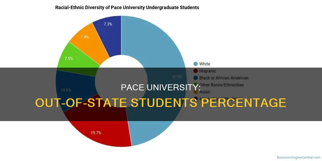 how many out of state students at pace university