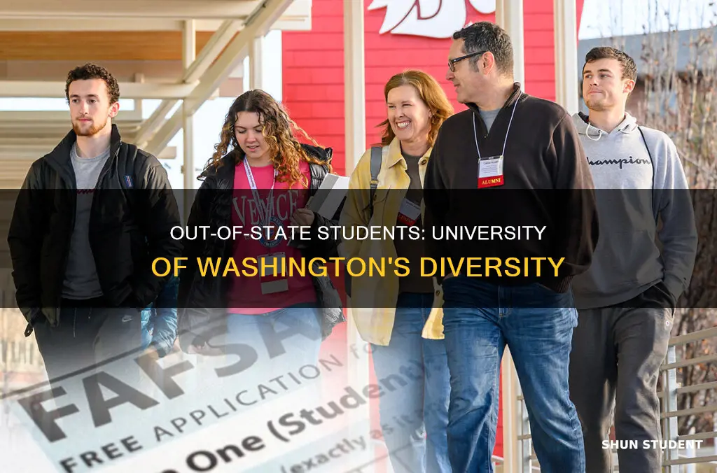 how many out of state students at university of washington