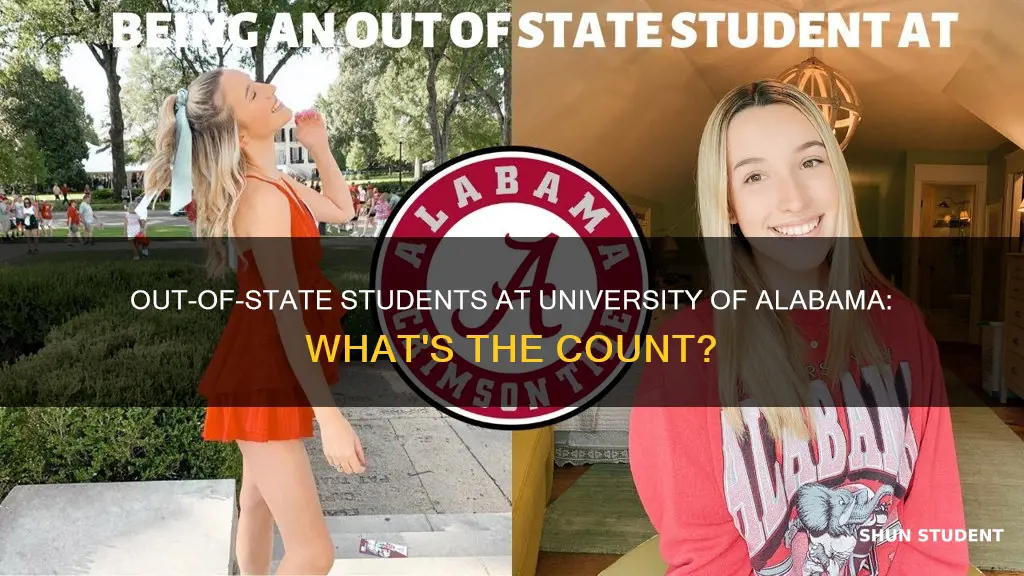 how many out of state students attend university of alabama