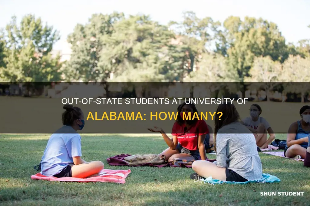 how many out of state students attend university of alabama