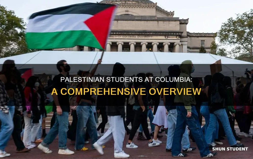 how many palestinian students at columbia university