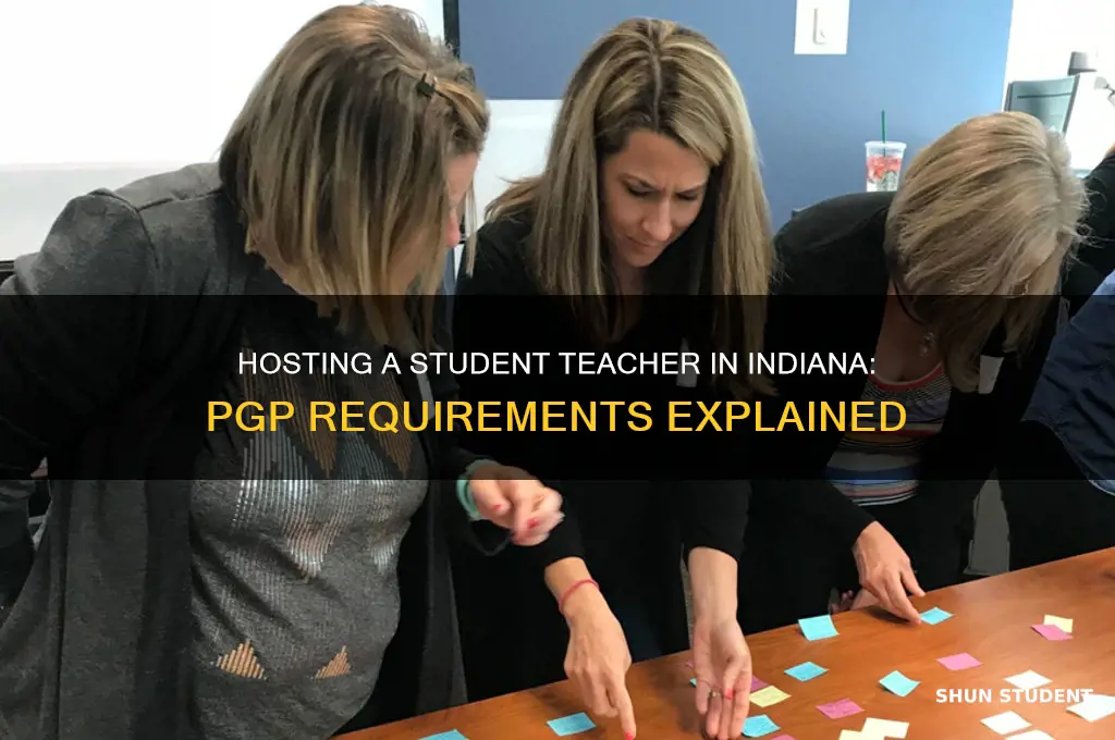 how many pgp for hosting a student teacher in indiana