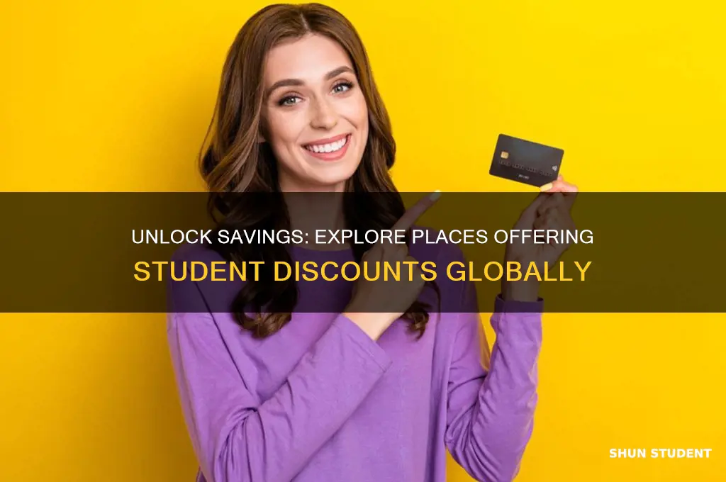 how many places offer student discounts