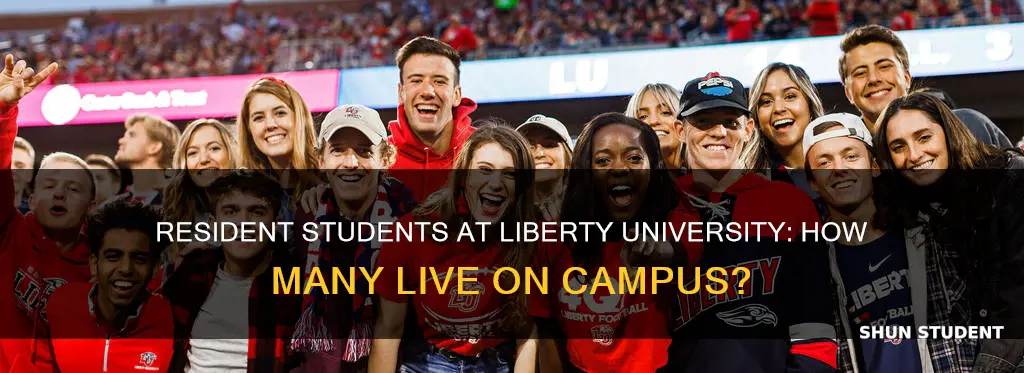 how many resident students attend liberty university