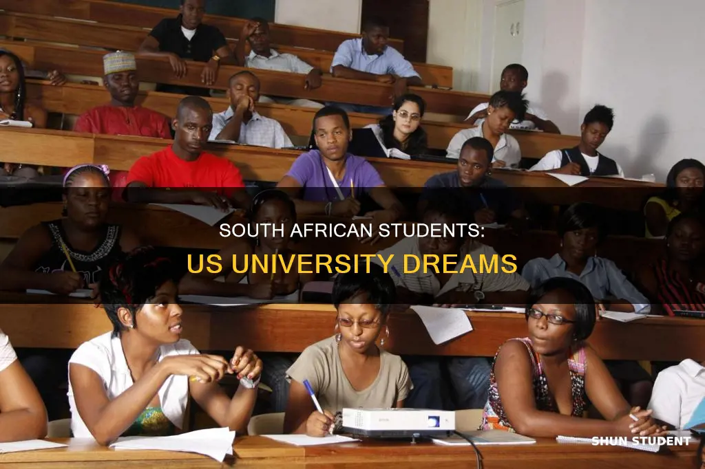 how many south african students go to university in usa