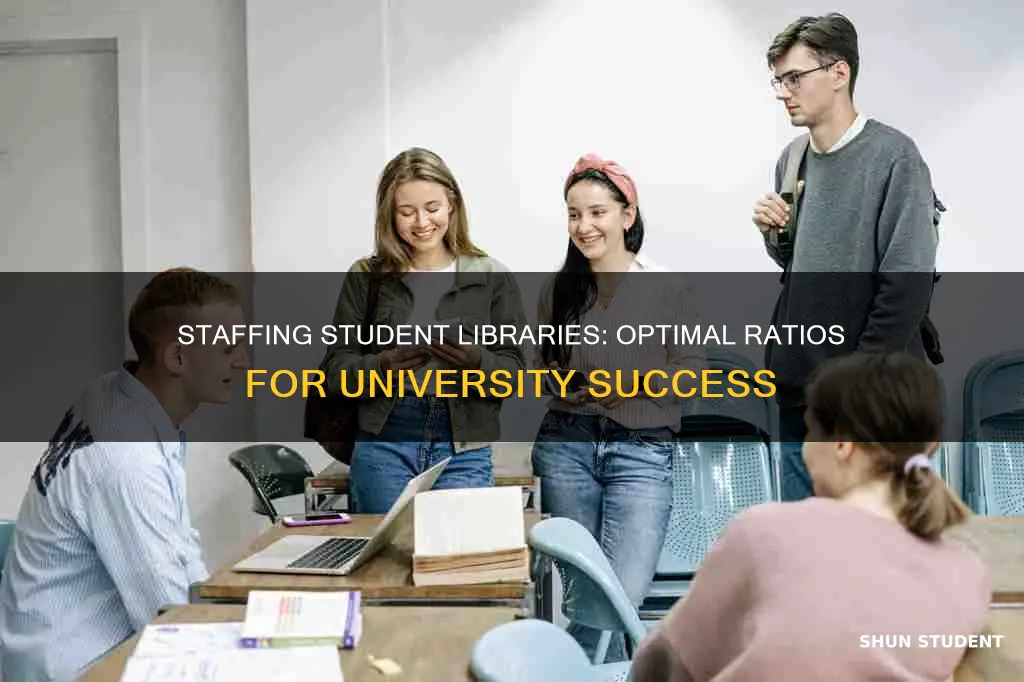 how many staff should a university library have per student