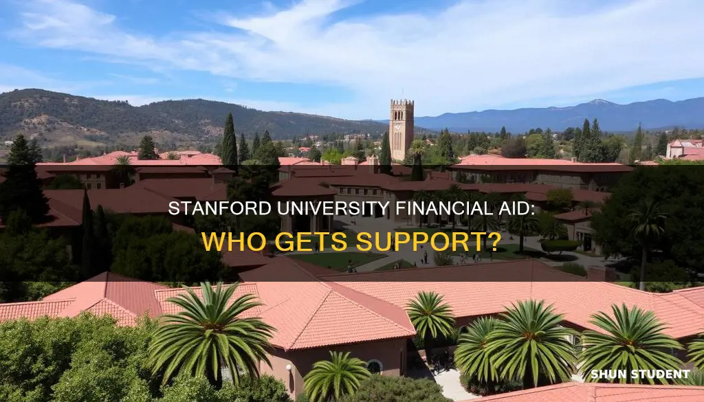 how many stanford university students receive financial aid