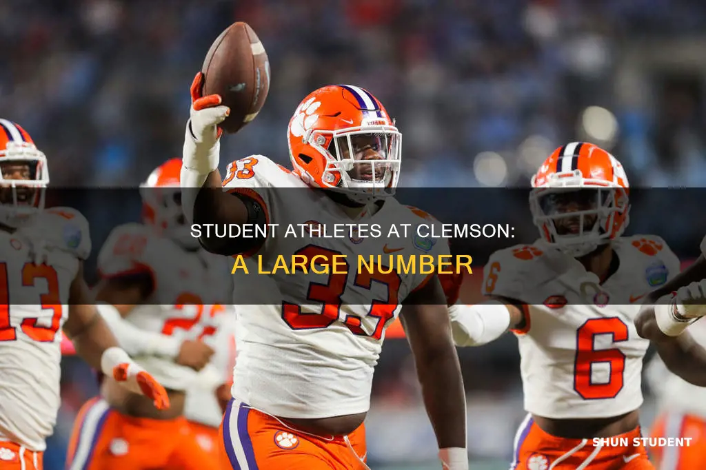 how many student athletes are at clemson university