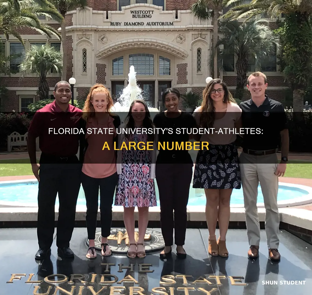 how many student athletes are at florida state university