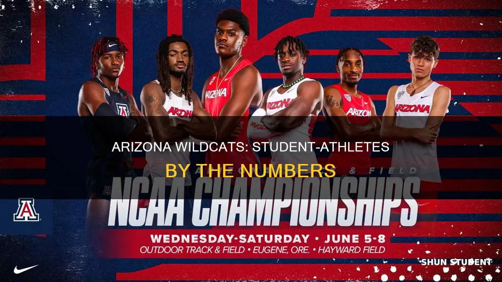 how many student athletes at the university of arizona