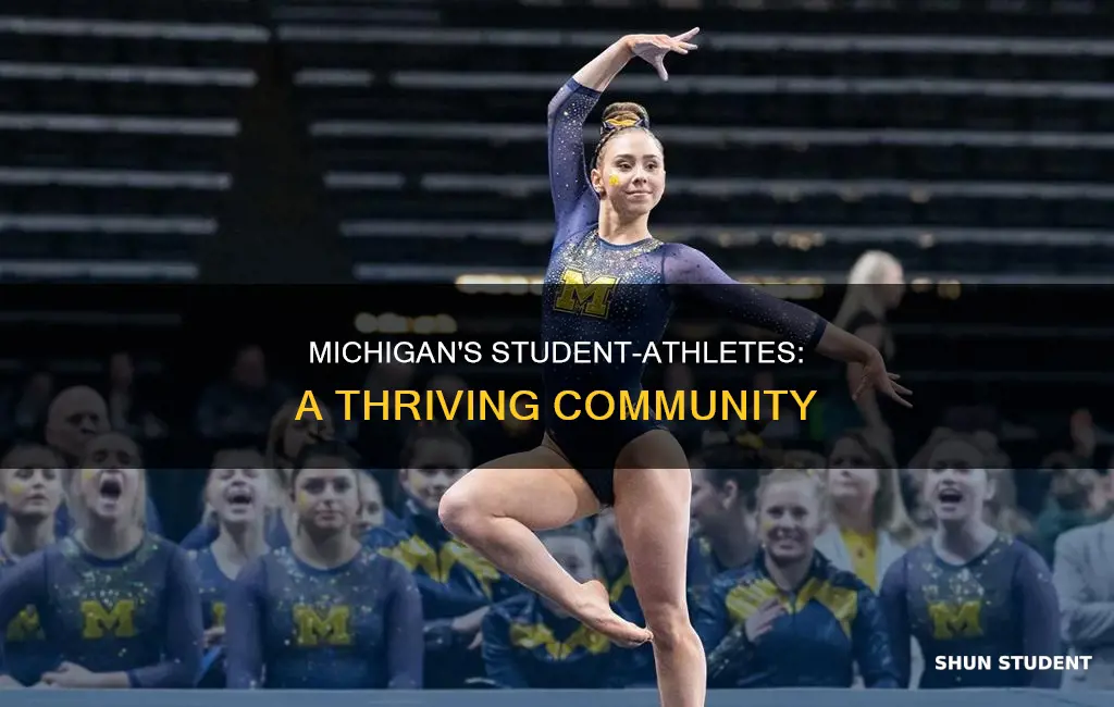how many student athletes at the university of michigan