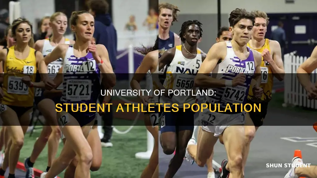 how many student athletes at university of portland
