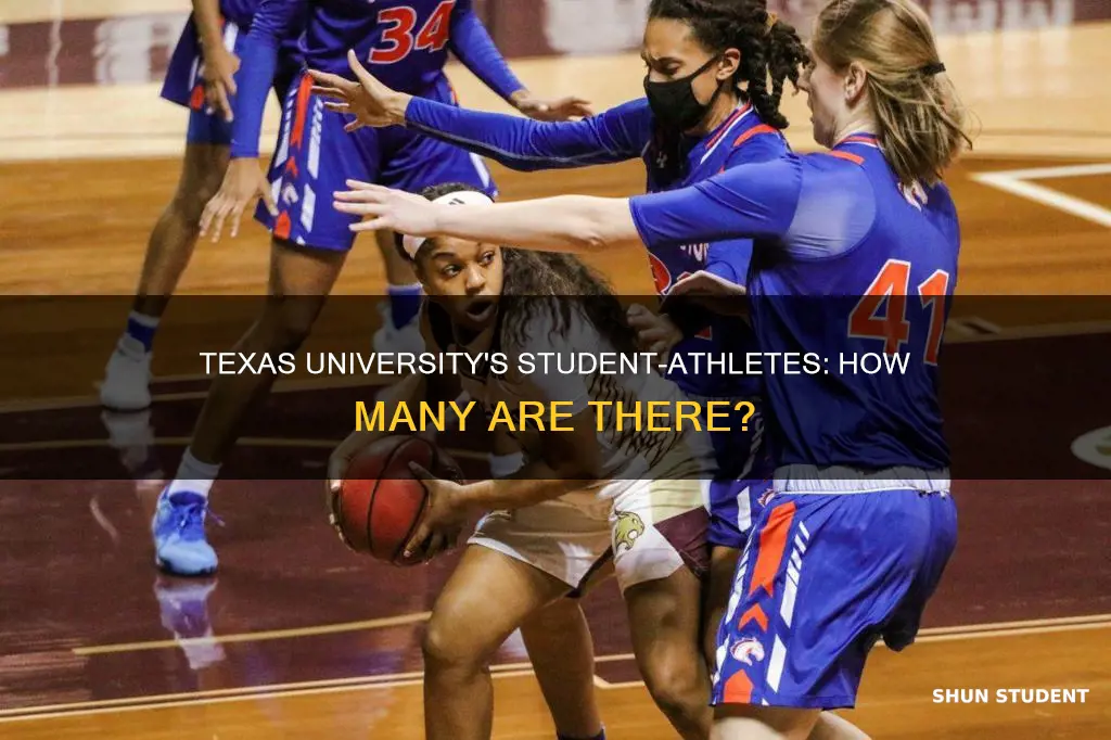 how many student athletes at university of texas