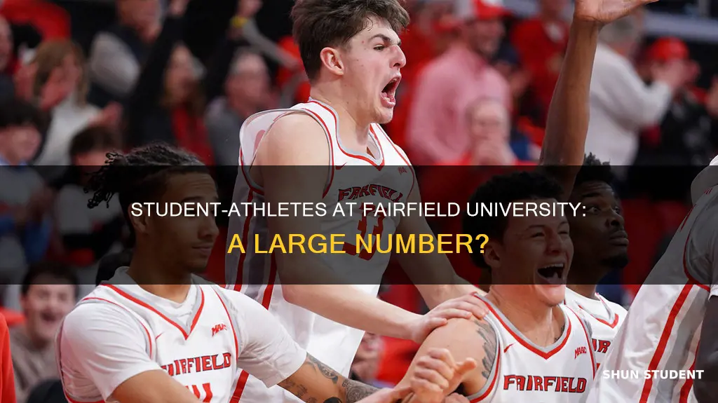 how many student athletes does fairfield university have