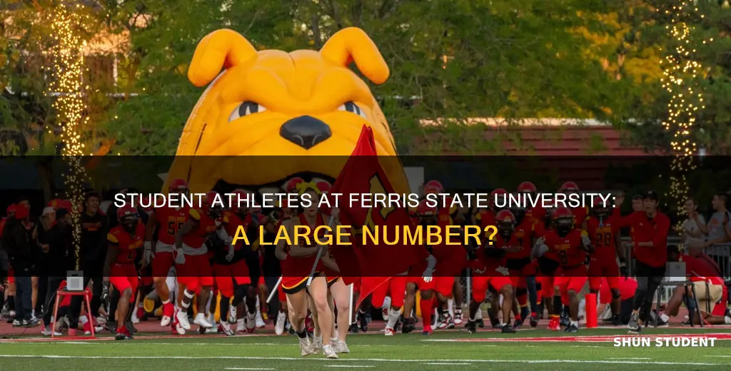 how many student athletes does ferris state university have