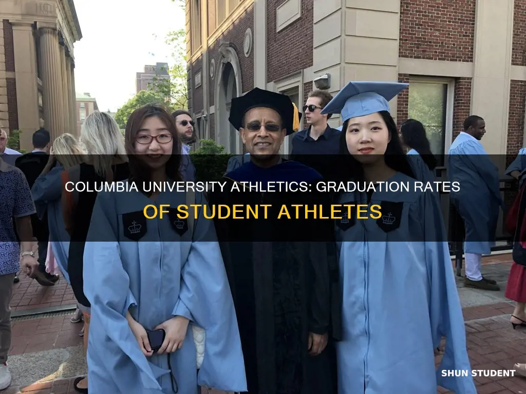 how many student athletes graduate from columbia university athletics