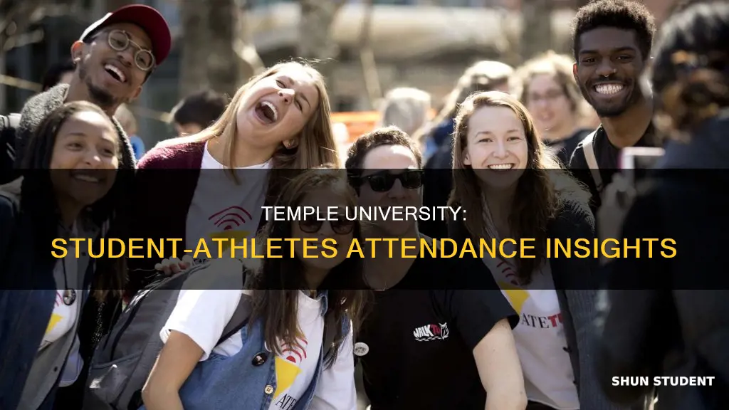 how many student athtes attend temple university