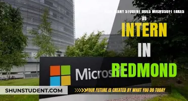 Internships at Microsoft Redmond: How Many Students?