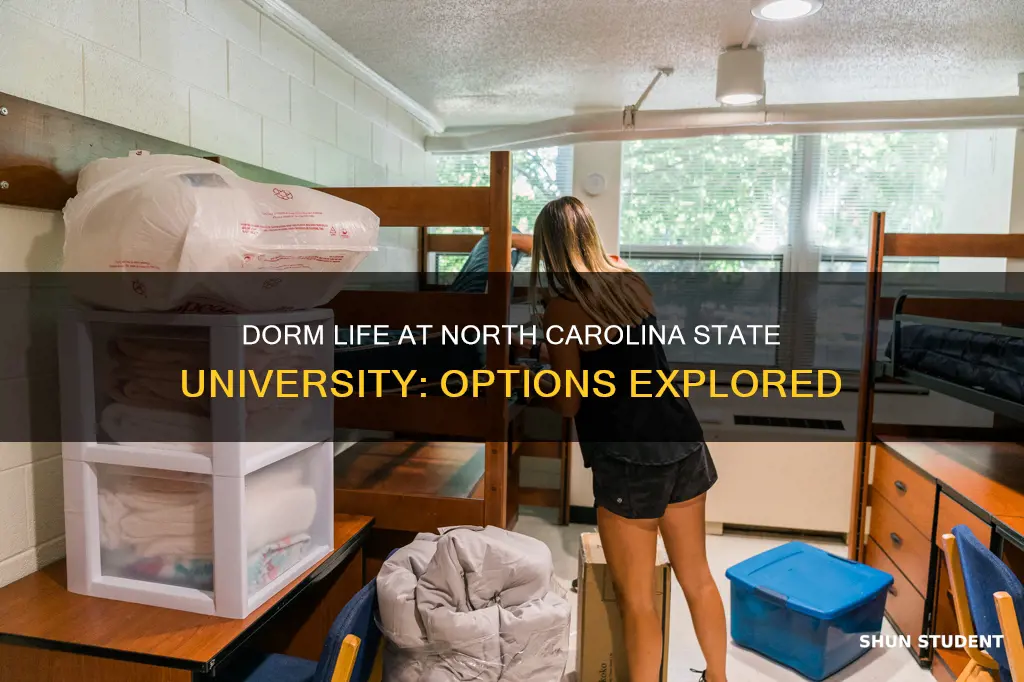 how many student dorms are at north carolina state university