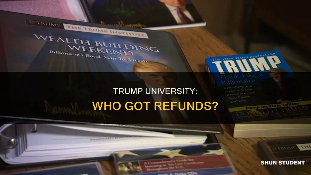 how many student from trump university get paid back
