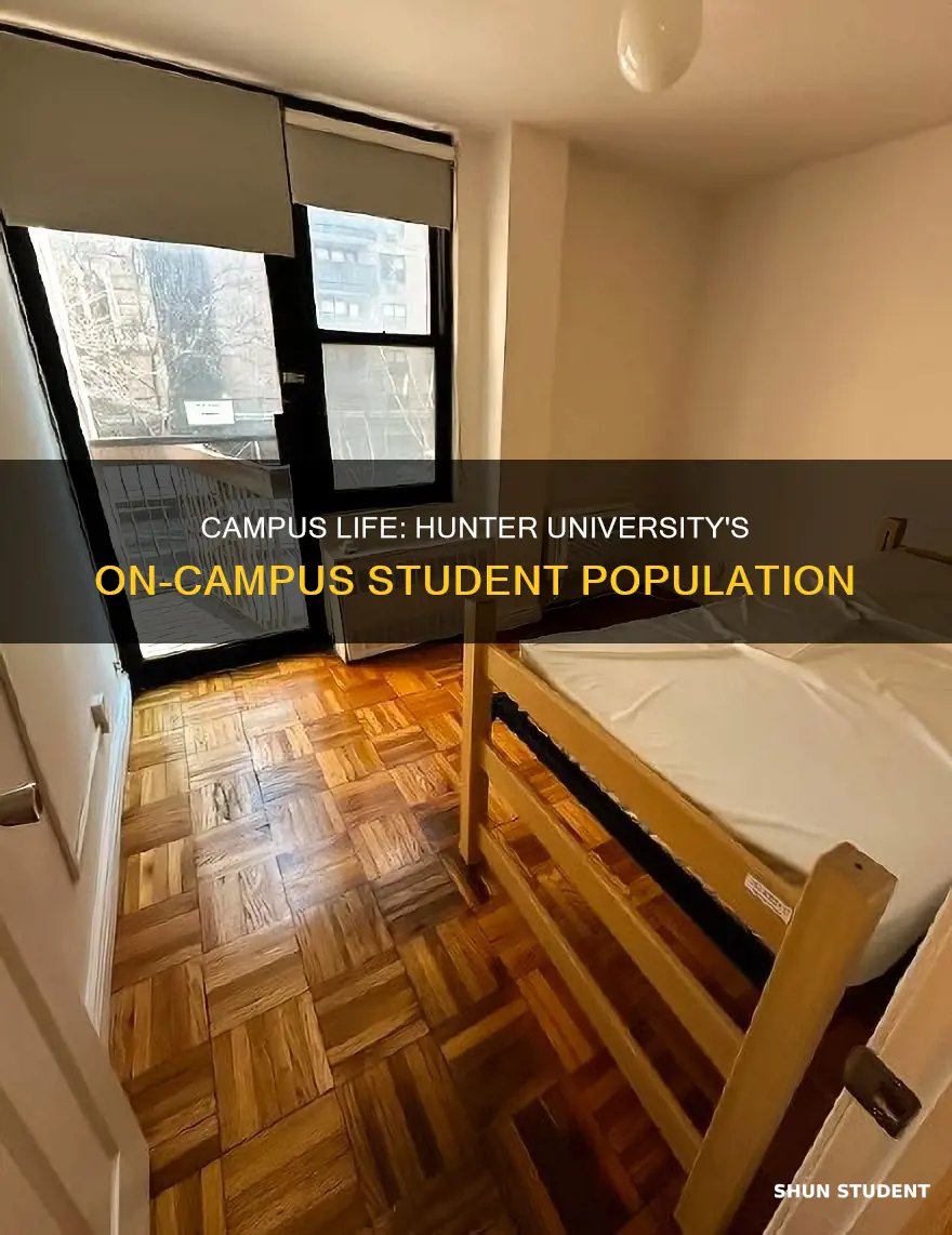 how many student live on campus at hunter university