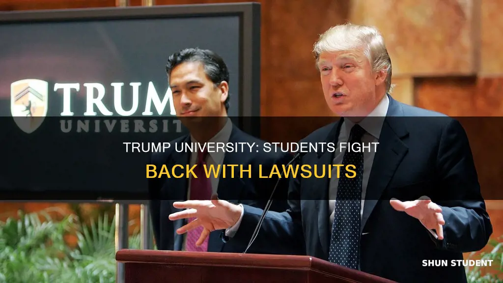 how many student suing trump university