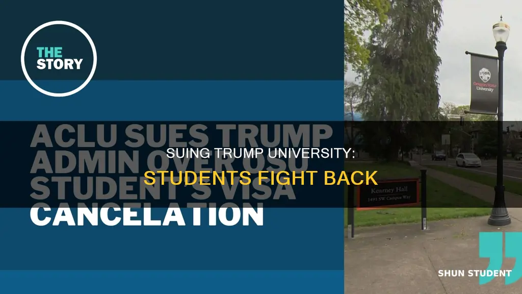 how many student suing trump university