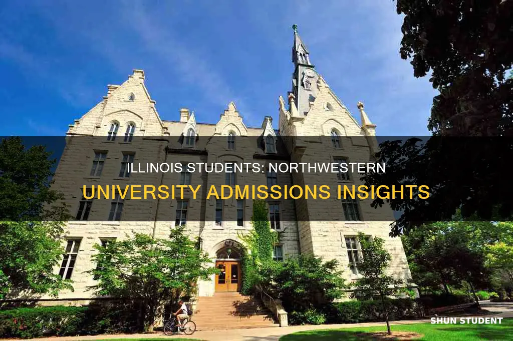 how many students accepted to northwestern university from illinois