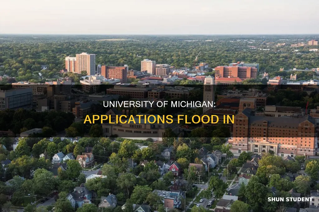 how many students applied to university of michigan