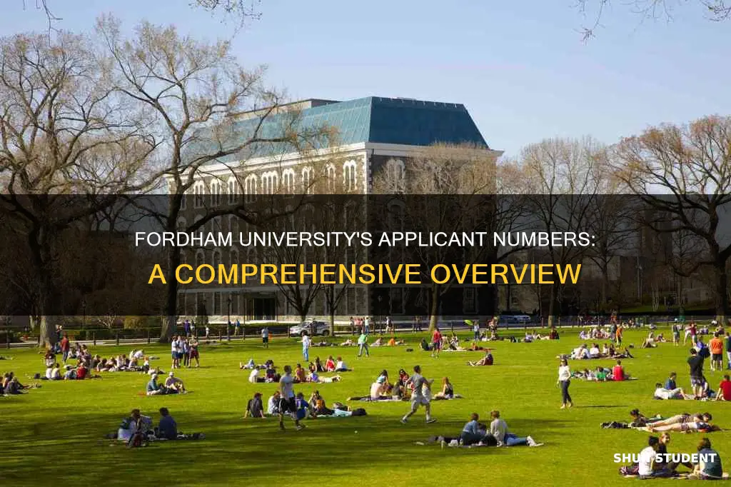 how many students apply to fordham university