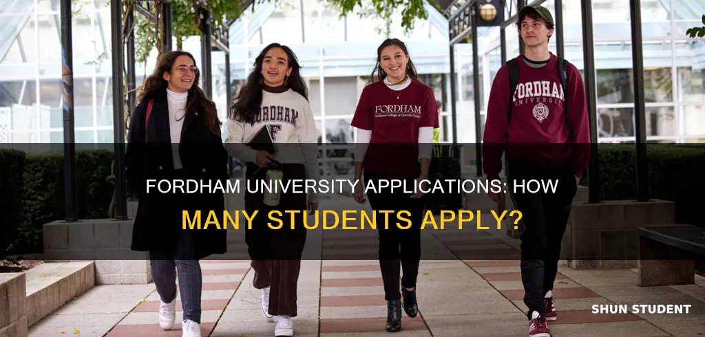 how many students apply to fordham university