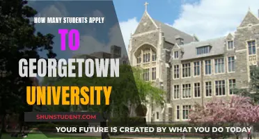 Georgetown University's Competitive Application Numbers Revealed