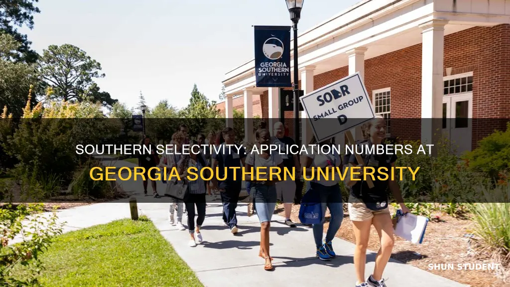 how many students apply to georgia southern university