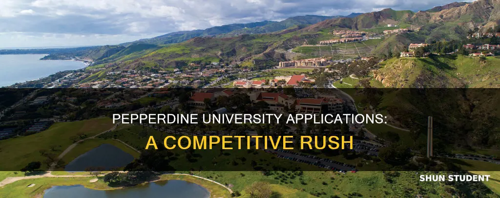 how many students apply to pepperdine university