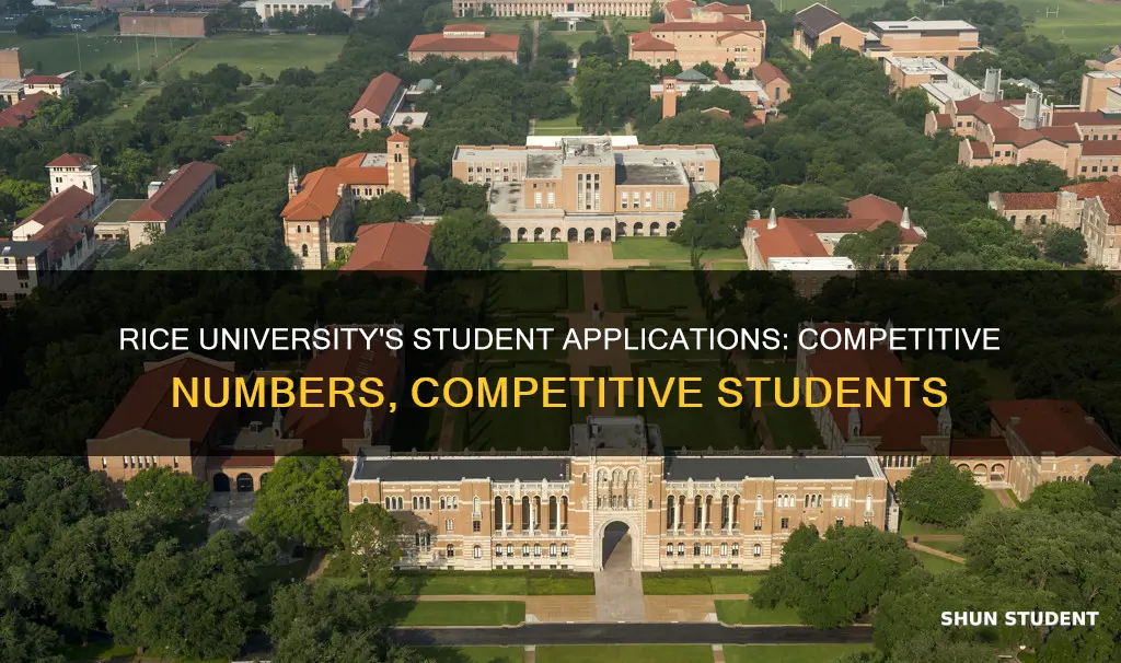 how many students apply to rice university