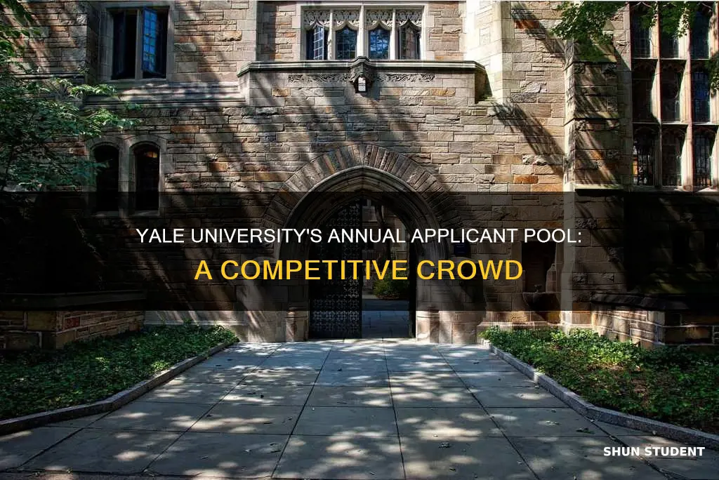 how many students apply to yale university each year