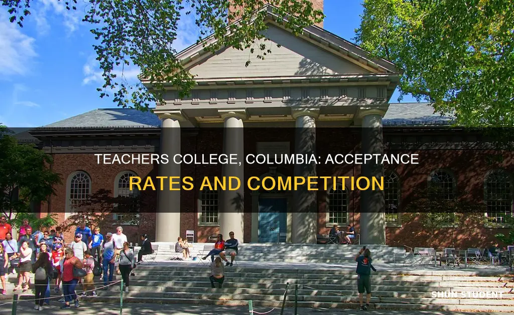 how many students are accepted into teachers college columbia university