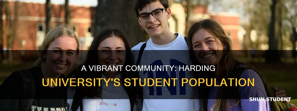 how many students are at harding university