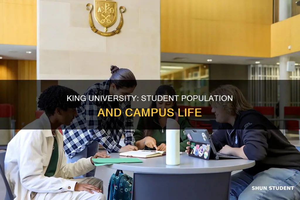 how many students are at king university