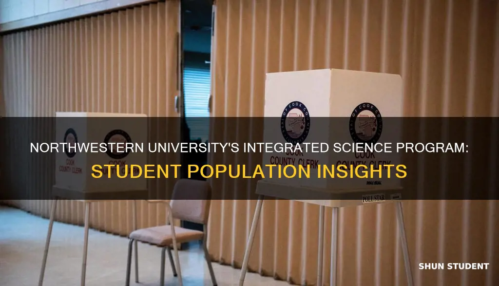 how many students are at northwestern university integrated science program