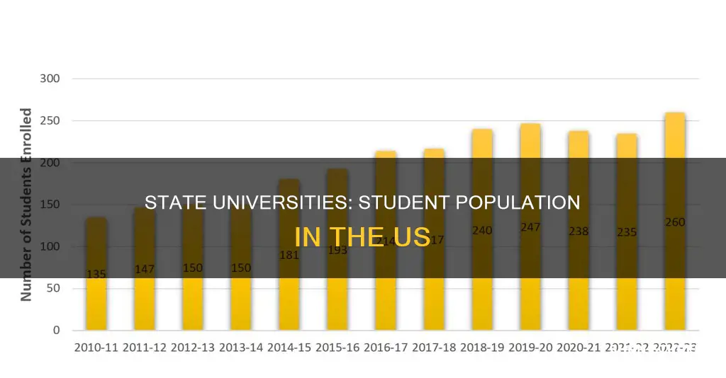 how many students are at state universities in the us