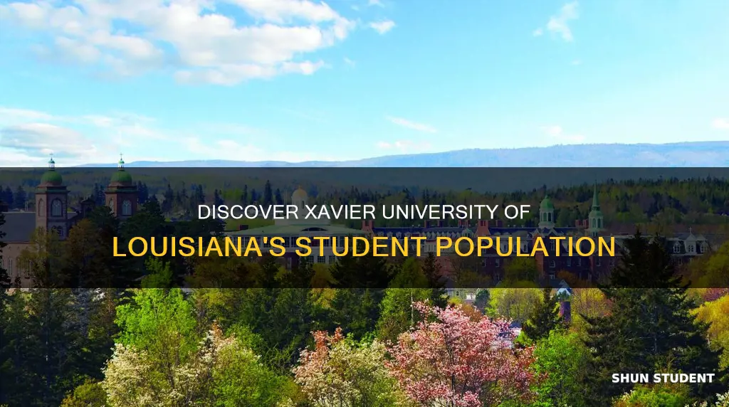 how many students are at xavier university of louisinaa